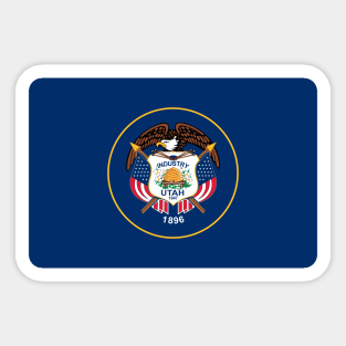 Classic Utah State Flag Sticker